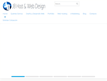 Tablet Screenshot of jbhostdesign.com